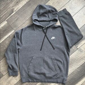 Nike Men's Charcoal Hoodie Size Medium Excellent Condition